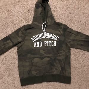Abercrombie and Fitch camouflage hooded sweatshirt